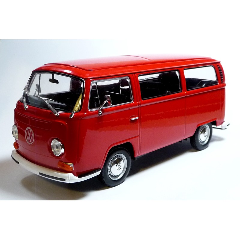 Welly VW Bus T2 1972 Red 1:24