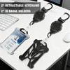 Go Pal Retractable Badge Reel Set: 2 Pack Heavy Duty