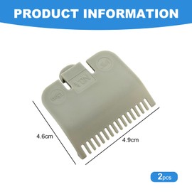 PureSphere 2Pcs 1.5mm Replacement Clipper Guards for Wahl Hair Clippers