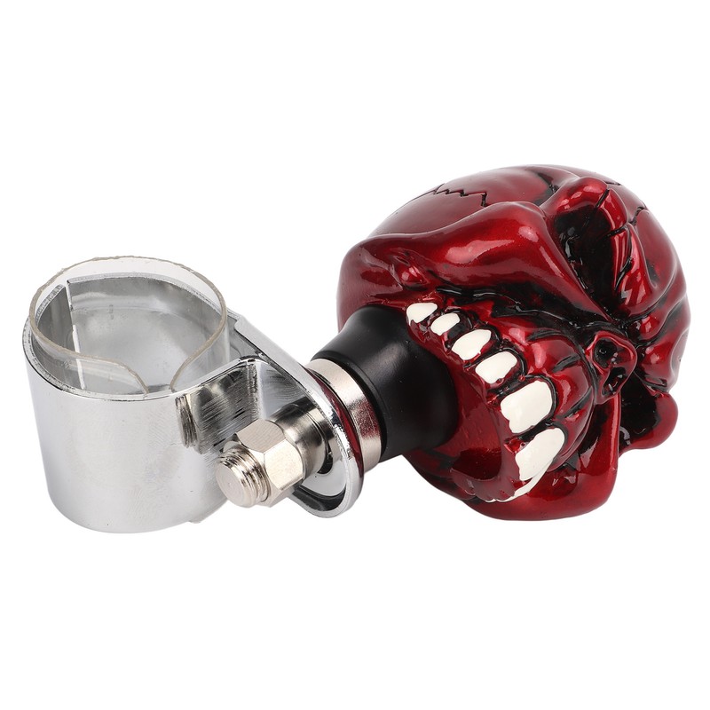 Steering Wheel Spinner Knob Skull Shape Universal Power Handle for