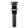 SUMERAIN Bathroom Vessel Sink Pop Up Drain Stopper Without Overflow,