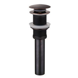 SUMERAIN Bathroom Vessel Sink Pop Up Drain Stopper Without Overflow, Oil Rubbed Bronze