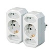 Brennenstuhl Multiple Socket Adaptor 3-Way with Child Lock (2 x