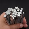 20 PCS Leather Stamping Tools, Manual Pattern Stamps Punch Set
