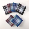 Mens Handkerchiefs Cotton Handkerchiefs for Men Plaid Men's Hankies with