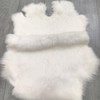 2pcs Natural Tanned Rabbit Hide Fur Skin (10" by 12"