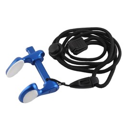 Alomejor Floating Nose Plug, Diving Nose Clip Aluminium Alloy Diving Nose Clip with Lanyard Nose Clips (Blue)