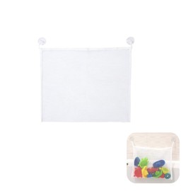 Tabanzhe Baby Bath Toy Organiser Net Bag-Tidy Storage Bag for Kids Bath Toy with 2 Suction Cups Mesh Net Toy Holder for Keeping Bathtub Toys Dry Mold Free Bathroom Clean