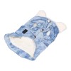 Dog Jean Coat Warm Cold Weather Plush Denim Pet Jacket