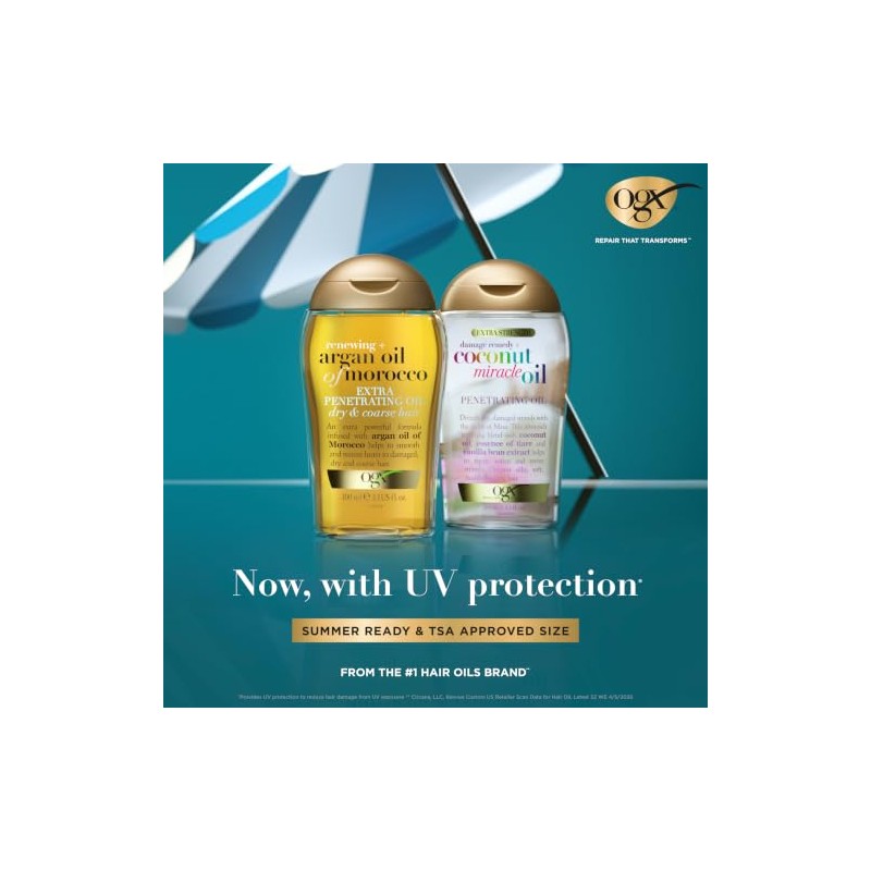 OGX, Tratamiento Capilar Reparador de Aceite de Coco, 100 ml