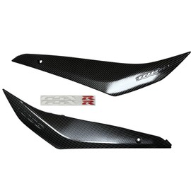 WOMELF Carbon Fiber Look Gas Tank Side Cover Fairing Cowl Compatible with Suzuki GSX-R 1000 R RZ 2017-2024, Black, RTF34F