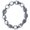 0.4in Terahertz Bracelet Rectangle Beads Good Thermal Conductivity Natural Terahertz