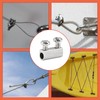Biaungdo 24 Pcs Stainless Steel Wire Rope Cable Clamp, Adjustable