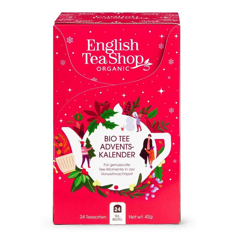 ETS Tea Advent Calendar 2024 "Elf Village" Red | 24