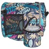 2Pcs Storage Bag 600D Oxford Cloth Printing MultiPocket Hand Strap