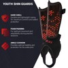UFlex Athletics Slip and Slide Shin Guards for Kids and