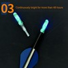3PCS Archery Lighted Nocks Plastic Automatic with Switch 6.2mm Inner