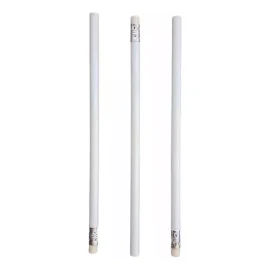 Maeca Universal 30pz Lápices Blancos Con Goma Bic Papelería Lote Kit