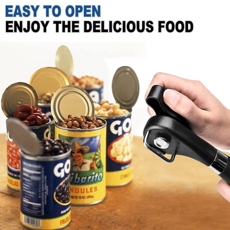 PAKITNER- Safe Cut Can Opener, Smooth Edge Can Opener -