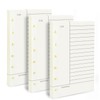 A7 Planner Refill, 3 Pack 135 Sheets/270 Pages Planner Inserts