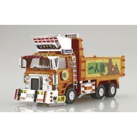 Aoshima Bunka Kyozai 1/64 MINIDEKO NEXT Series, No. 2 Giant (Large Dump Truck) Plastic Model