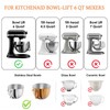 Silicone Bowl Liners for KitchenAid 6 Qt Bowl-Lift Mixer, Silicone