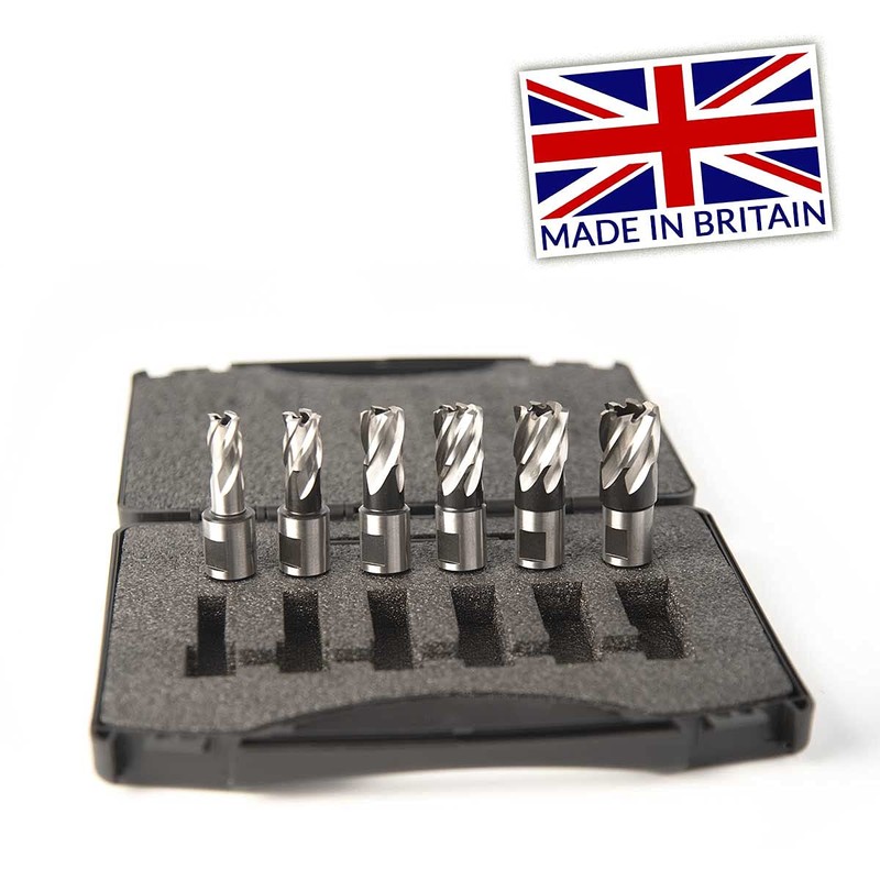 Evolution Power Tools HTCCUTKIT6S Short Series Magnetic Drilling Cutter Kit,