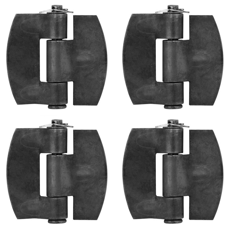 MOUNTAIN_ARK 4 Pack Heavy Duty Weldable Hinges, Weld on Butt