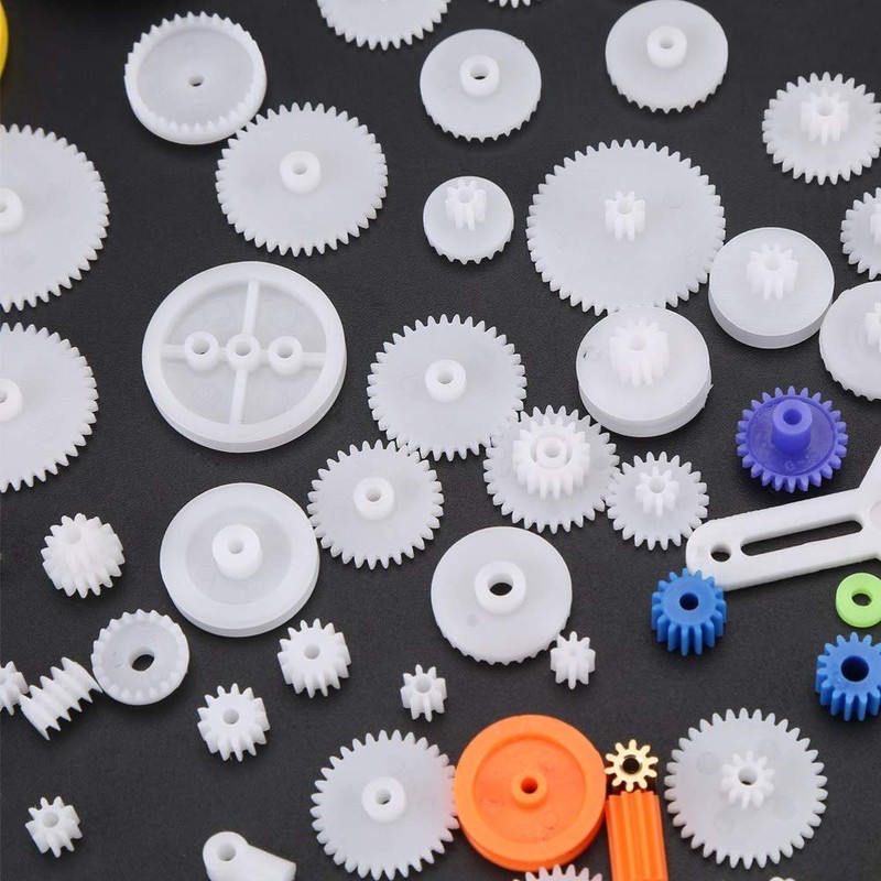 Fafeicy 78 Piezas de Engranajes de Plástico Kits de Soporte