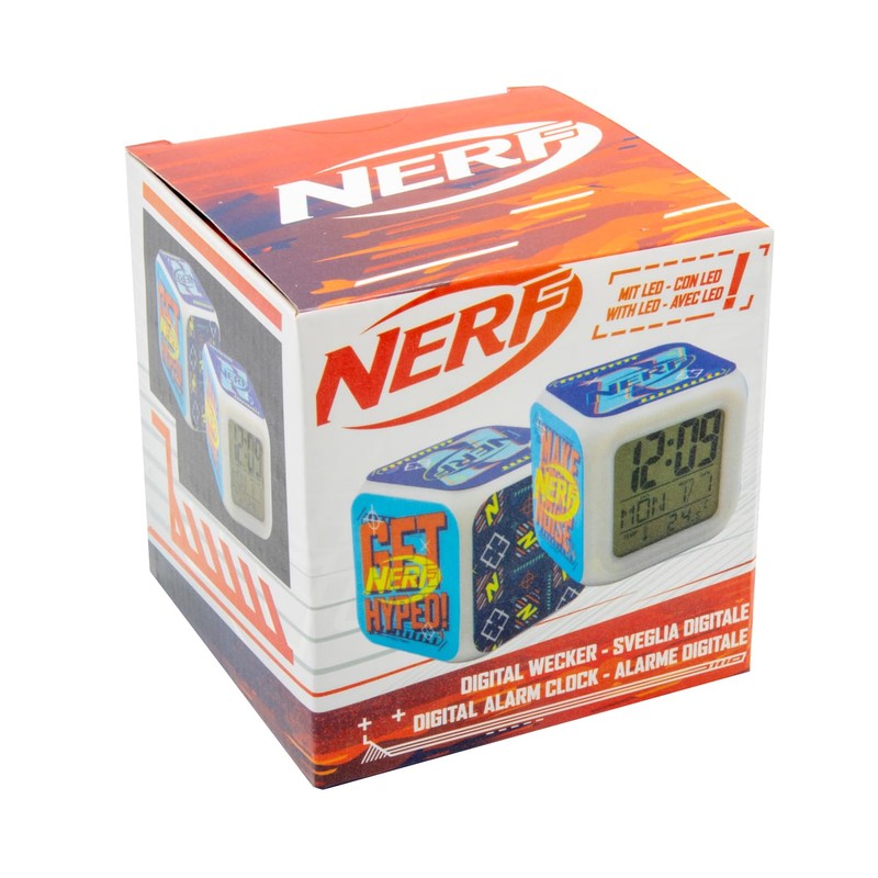 Joytoy Nerf - Sveglia a cubo, 8 x 8 x