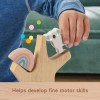 Fisher-Price Wooden Balance Tree Stacking Toy for Preschool Kids Fine