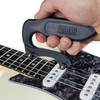 Shredneck Guitar String Stretcher, Ergonomic Handle with Roller Wheels, Black