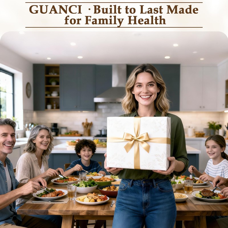 GUANCI Cutting Board for Kitchen Double Sided 304 Stainless Steel
