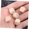 Operitacx Wooden Dice DIY Kit 30 Blank Dice for Painting