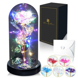 ForeverFlowers Flower Light, Rose, Non-Withering Flower, Wedding Anniversary, Gift, Wife, Girlfriend, Artificial Flower, Valentine's Day, White Day, Birthday, Mother's Day, Christmas, New Year,