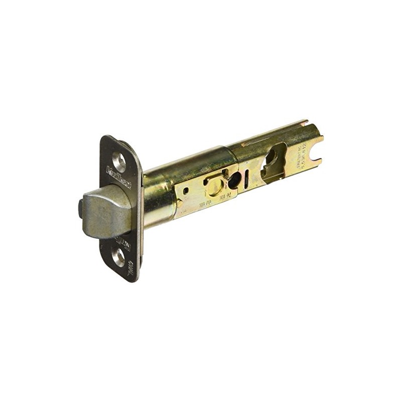 Kwikset 82247-15 Adjustable Radius Deadlatch Brass Finish