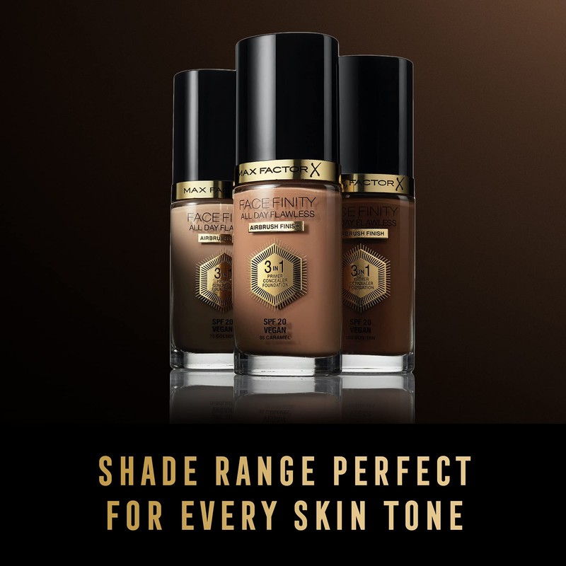 Max Factor Facefinity 3-in-1 All Day Flawless Liquid Foundation SPF