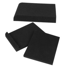SAFIGLE 2pcs High-density Speaker Isolation Pads Odorless Cushion for Enhanced for Musical Equipment Absorption Mat