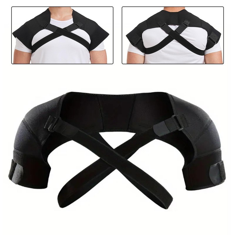 Harilla Shoulder Wrap Protector Shoulder Support Brace Breathable for Men