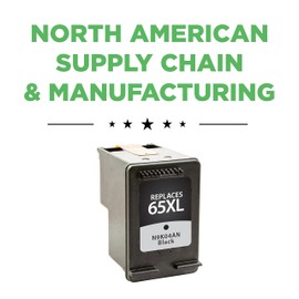 Clover Remanufactured Ink Cartridge Replacement for HP N9K04AN (HP 65XL) | Black | High Yield