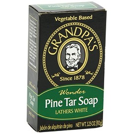 Grandpa's Soap Pine Tar Soap 4.25 Oz (6 Pack) , Grandpa-de
