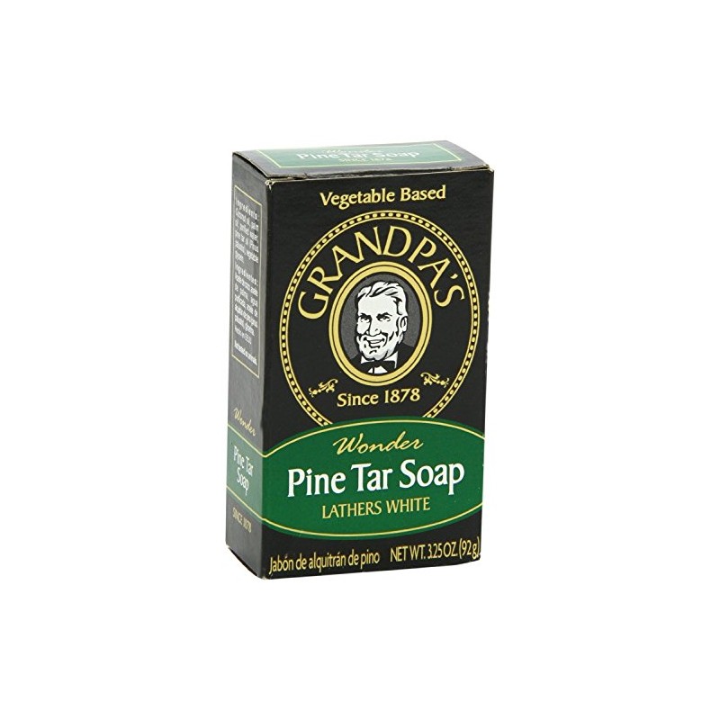 Grandpa's Soap Pine Tar Soap 4.25 Oz (6 Pack) ,