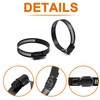 ISPINNER 4pcs 6 Inch Stainless Steel Adjustable 130-152mm Size Range