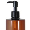 Blackout Plastic Bottle Pump, Brown, 16.9 fl oz (500 ml)