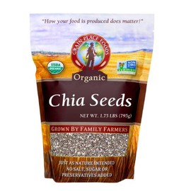 Grain Place Foods Non-GMO Organic Chia Seed 28oz Bag