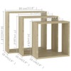 TREATLIFE HOME Stylish Wall Cube Shelves for a Personal Touch,