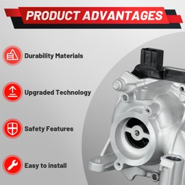 Upgraded Coolant Electric Water Pump Engine Gasoline with Base Compatible with Toyota Camry Avalon Highlander RAV4 Sienna Venza 2.5L Replace 16032-F0011 16032-F0012 16032-25010