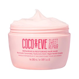 Coco & Eve Sweet Repair Repairing and Restoring Hair Mask. Blend of Biomimetic Ceramides, Hyaluronic Acid, Vegan Keratin. Repair Dry Damaged Hair by Heat or Chemical, Hydration & Shine (212ml)