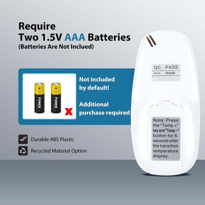 HZIME New Replacement AC A/C Remote Control Compatible for Arctic
