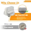 atgestore W11517331 KIP 7T08 Stainless Steel Stove Knobs Replacement for